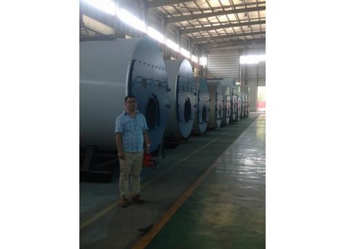 industrial oil and gas water tube steam boiler and hot water boiler