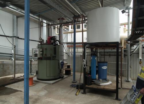 4*500kw vertical water tube boiler in Brisbane